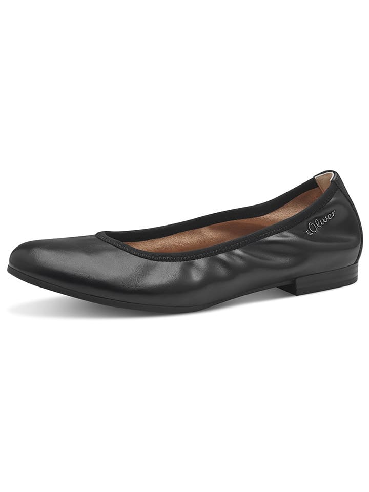 s.Oliver Ballerinas in Schwarz günstig kaufen