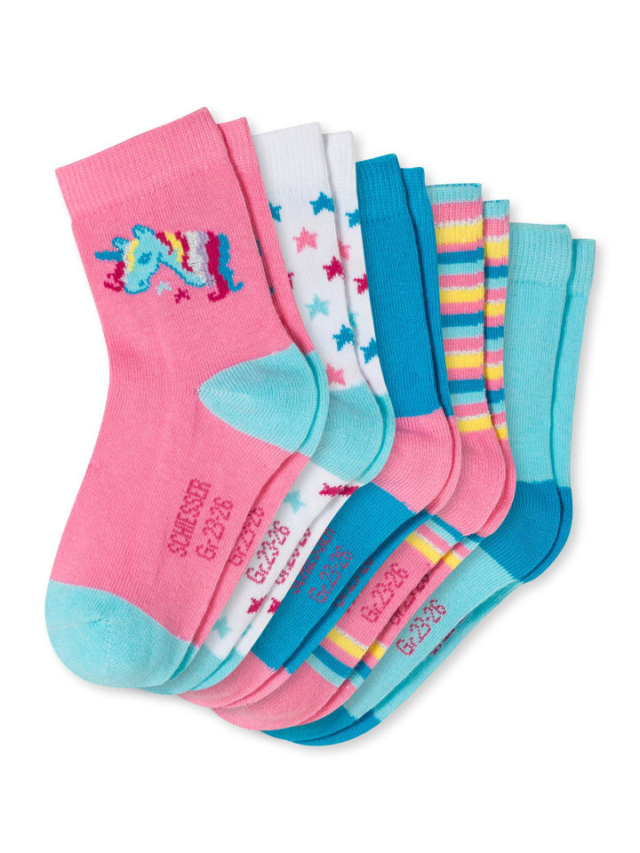 Schiesser Kindersocken Mädchen Einhorn in Mehrfarbig günstig kaufen