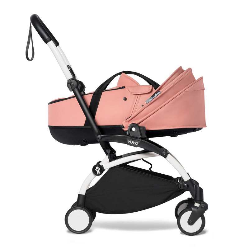 Poussette Yoyo2 4 roues châssis blanc nacelle ginger Babyzen