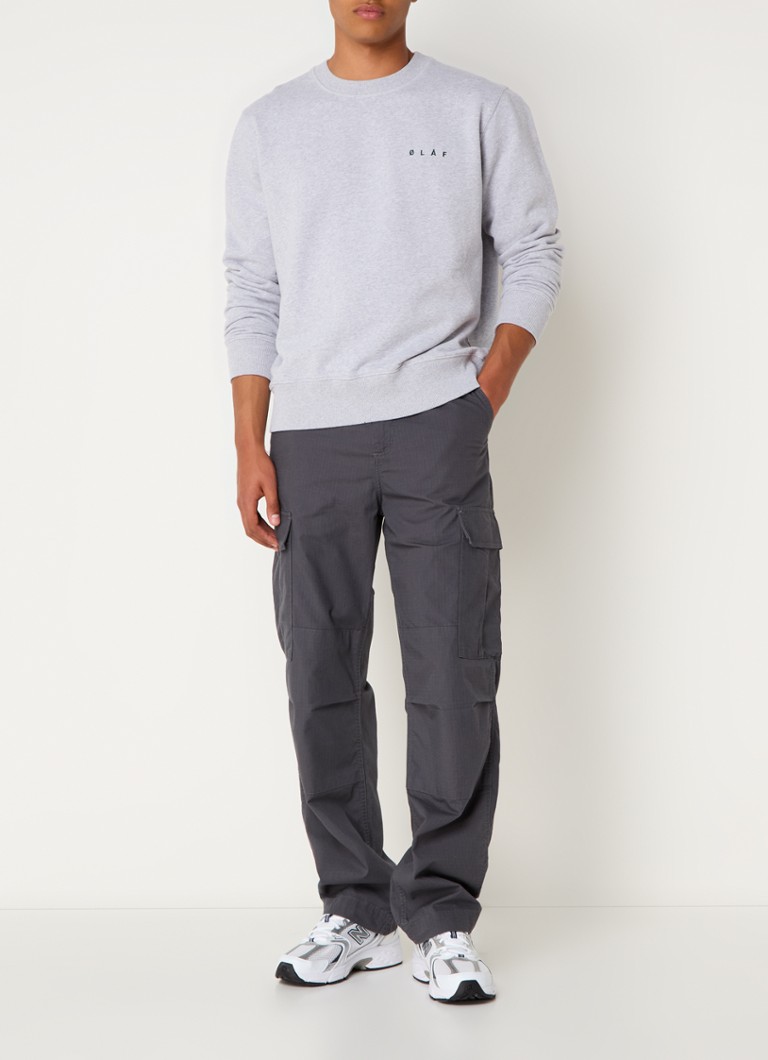 OLAF Scribble Face sweater with logo and back print