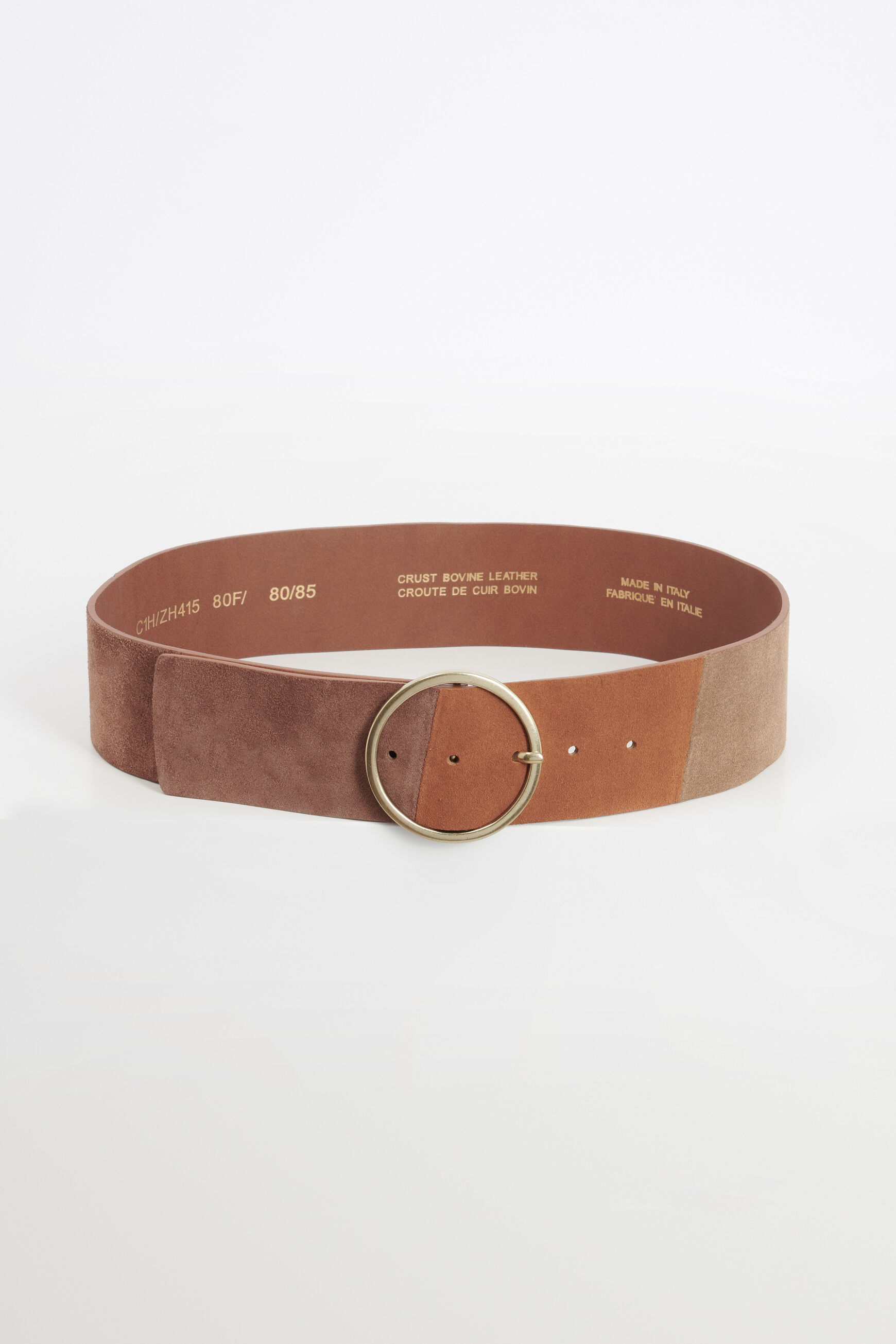 ceinture pitchou 100% cuir sable femme