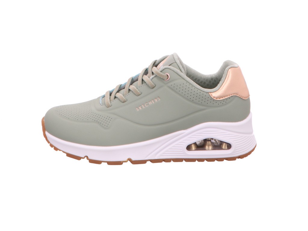 SKECHERS Freizeit Schnürer bunt UNO SHIMMER AWAY