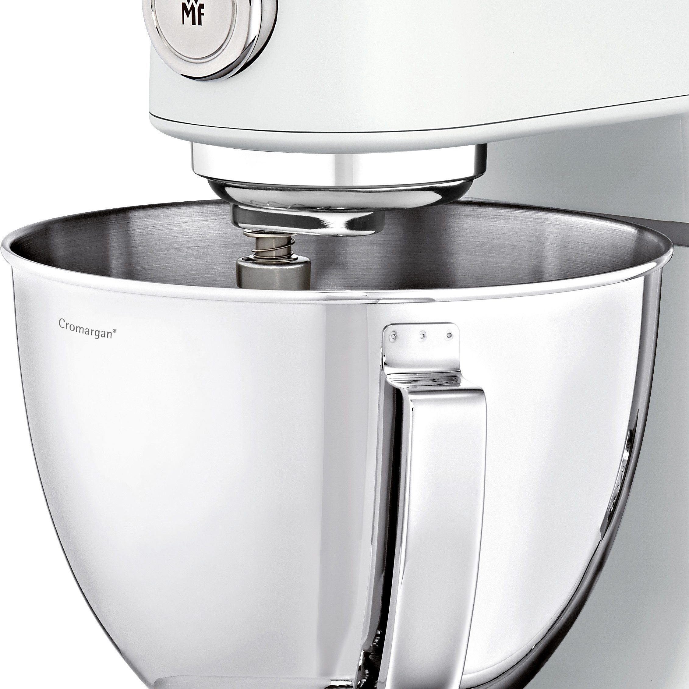 WMF Küchenmaschine Profi Plus, weiß, 1000 W, 5 l Schüssel, mit Fleischwolf+Spritzgebäckvorsatz Wert ca. 95,-€