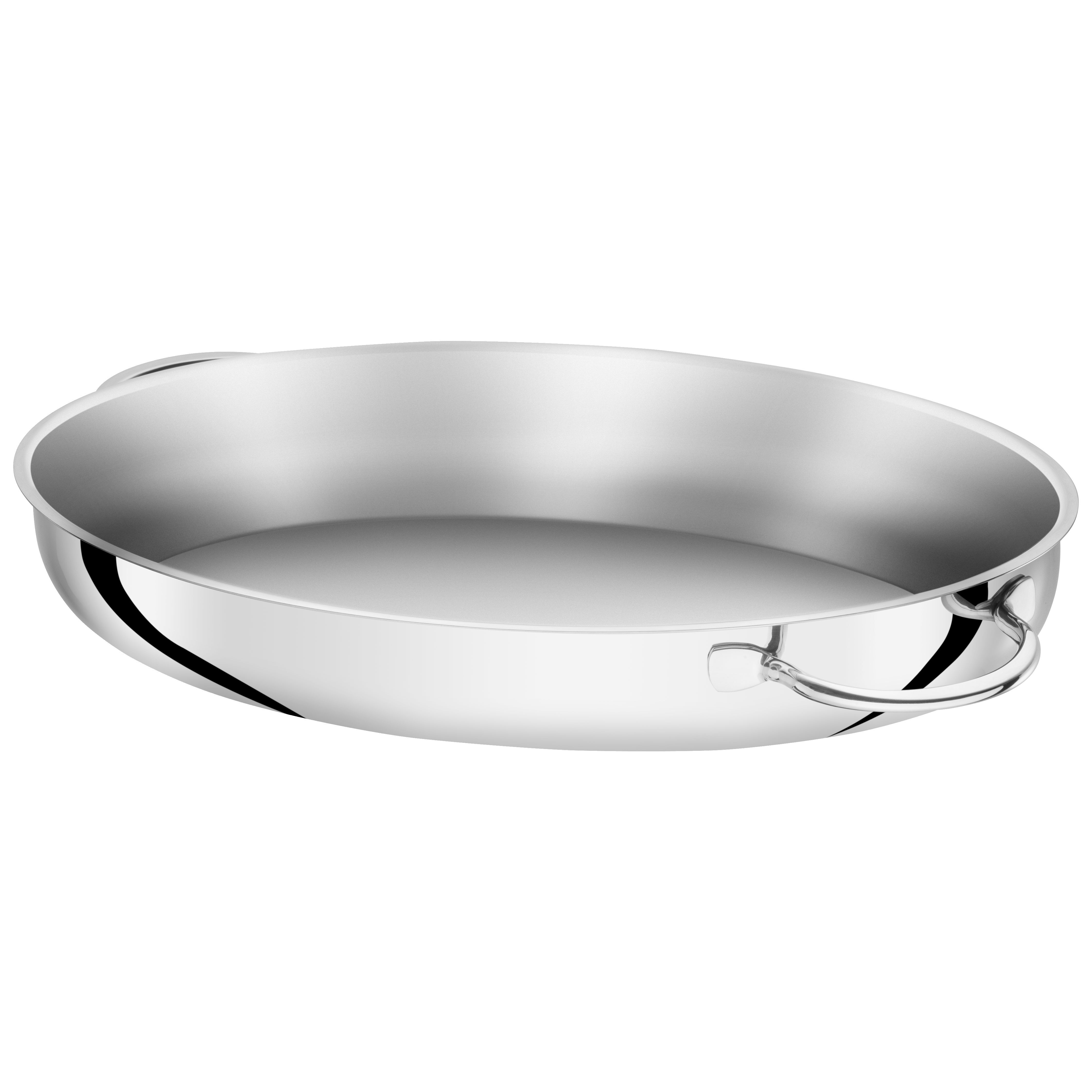 Bräter 41 cm, 18/10 Edelstahl, Silber