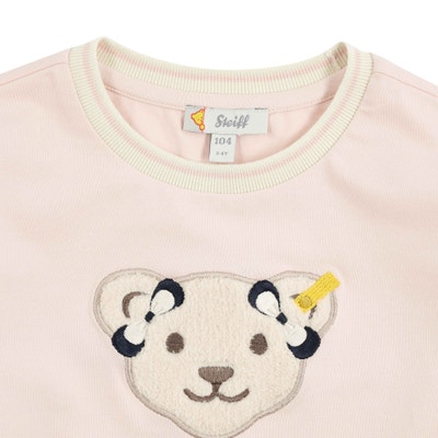 T-Shirt langarm, rosa für Mädchen