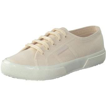 Superga Shiny Gum Sneaker in beige
