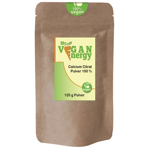 MY VEGAN Energy Calcium Citrat Pulver  120 g  Pulver
