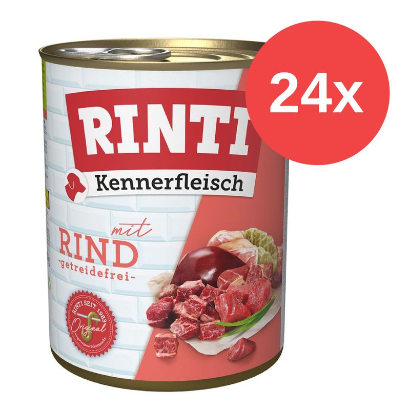RINTI Kennerfleisch 800g x 24 - Sparpaket
