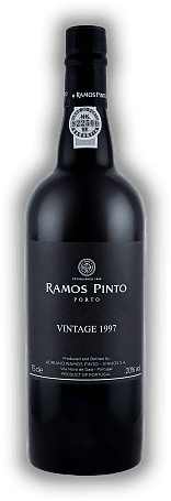 Ramos Pinto Vintage 1997 Ramos Pinto Vintage 1997 Reif, ausgewogen und elegant mit langem Finale. Jahrgang 1997 - 0,75	 Liter - Vol 20%
