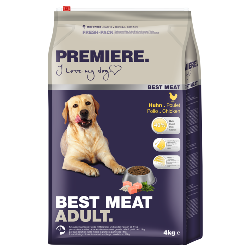 PREMIERE Hundetrockenfutter PREMIERE Best Meat Adult Huhn 4 kg