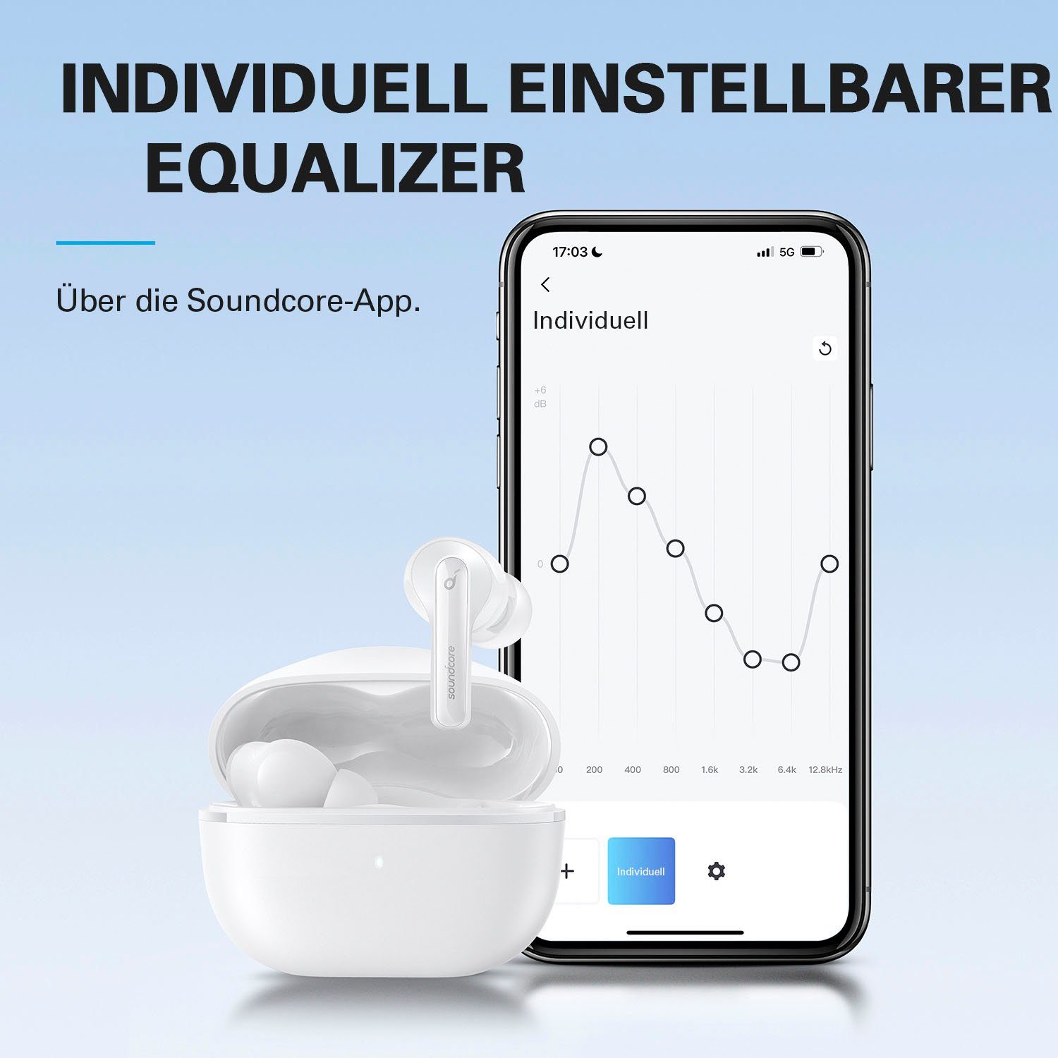 Anker SOUNDCORE Note 3i Headset (Active Noise Cancelling (ANC), Freisprechfunktion, Rauschunterdrückung, Transparenzmodus, Bluetooth, HFP)