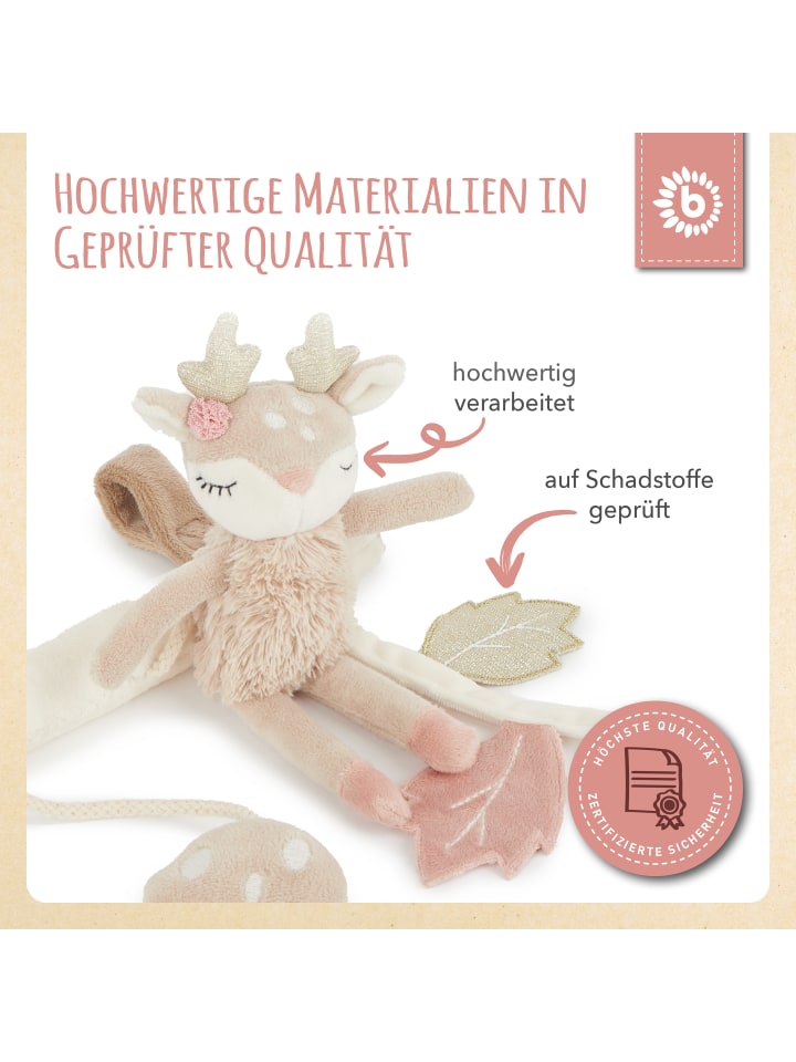 Bieco Spielwaren Kinderwagen Kette Design Reh - ab Geburt in Beige günstig kaufen onesize