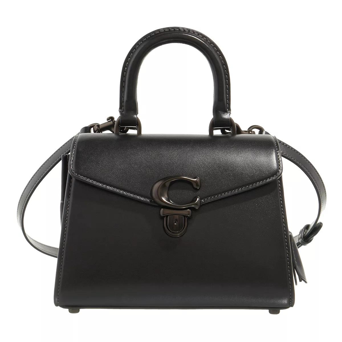 COACH Handtaschen schwarz Satchel