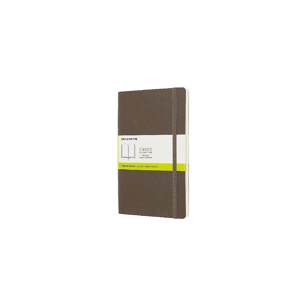 Moleskine Earth Brown Notebook Large Plain Soft