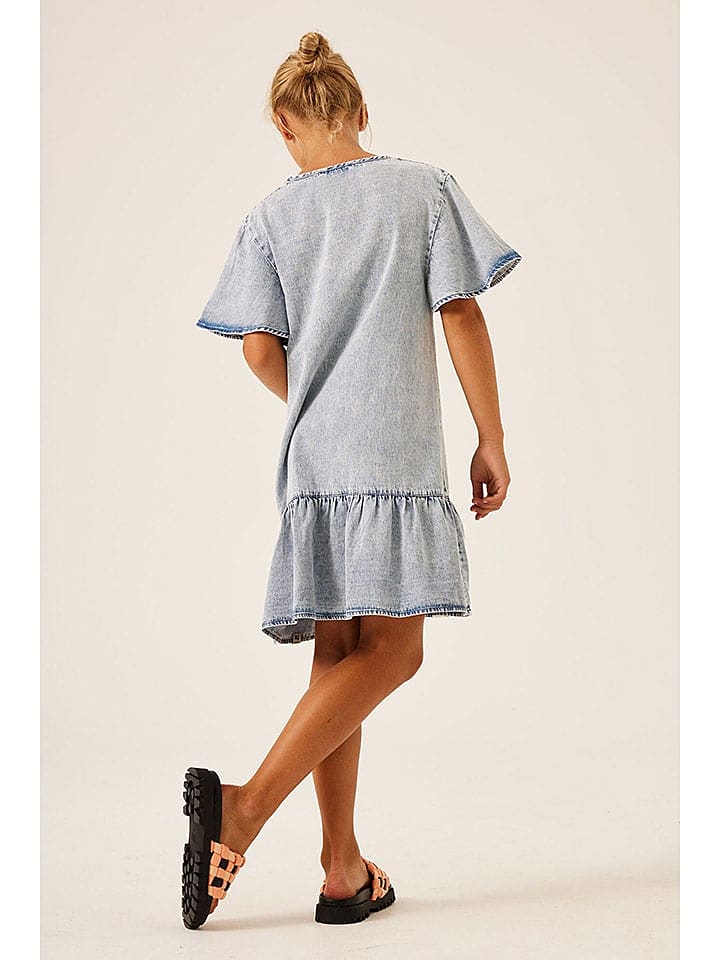 Garcia Jeans-Kleid in Hellblau günstig kaufen 152/158
