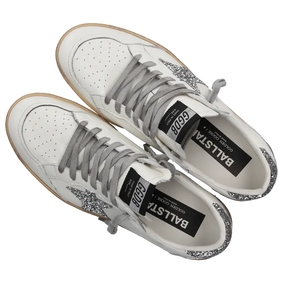 Golden Goose - Damenschuhe BALL STAR Kalbsleder - weiß