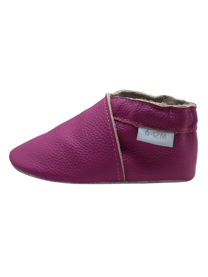 Yalion Baby Leder-Krabbelschuhe in Lila günstig kaufen