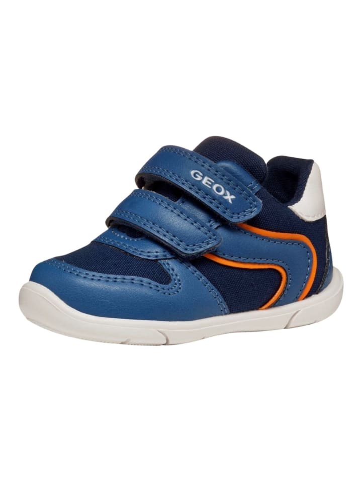 Geox Halbschuhe in Blau/Orange günstig kaufen