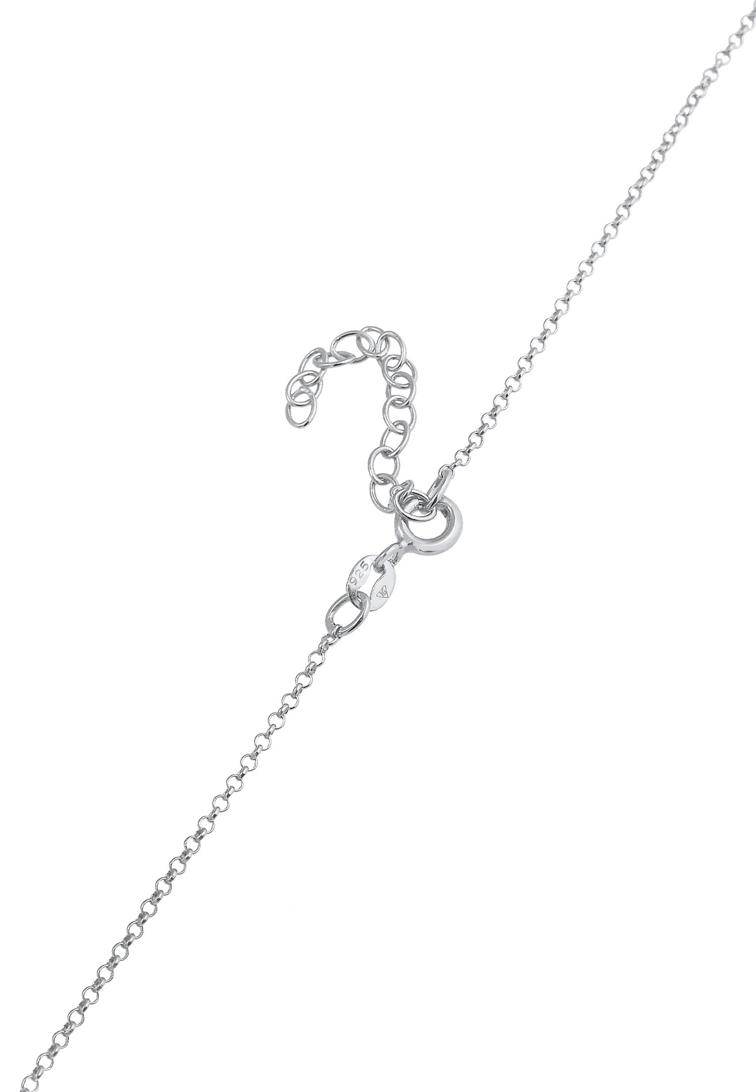 Elli ženska ogrlica-soliter s kubnim cirkonom od 925 sterling srebra