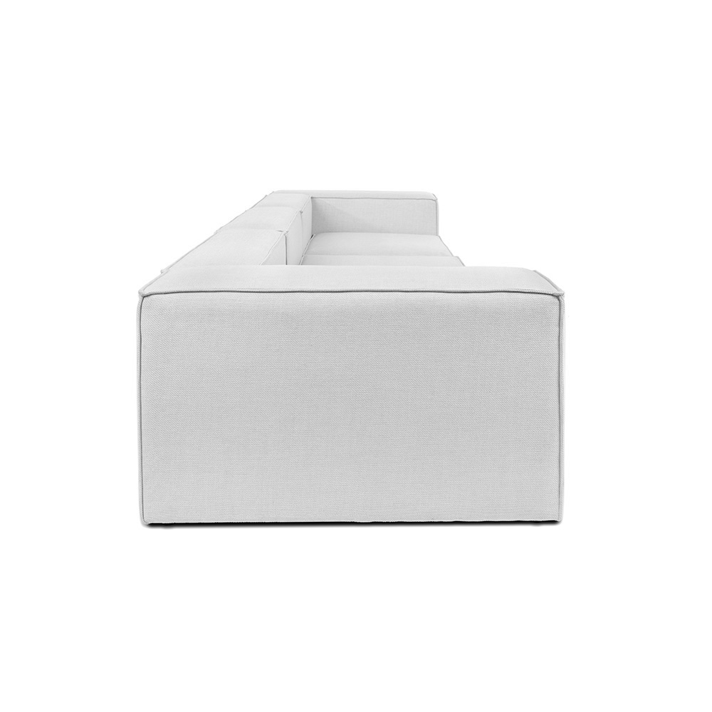 Home Deluxe Modulares Sofa VERONA - M hellgrau