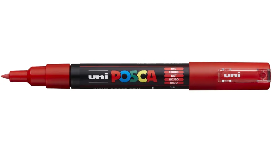 FABER-CASTELL  Marker UNI POSCA PC-1MC rot rot