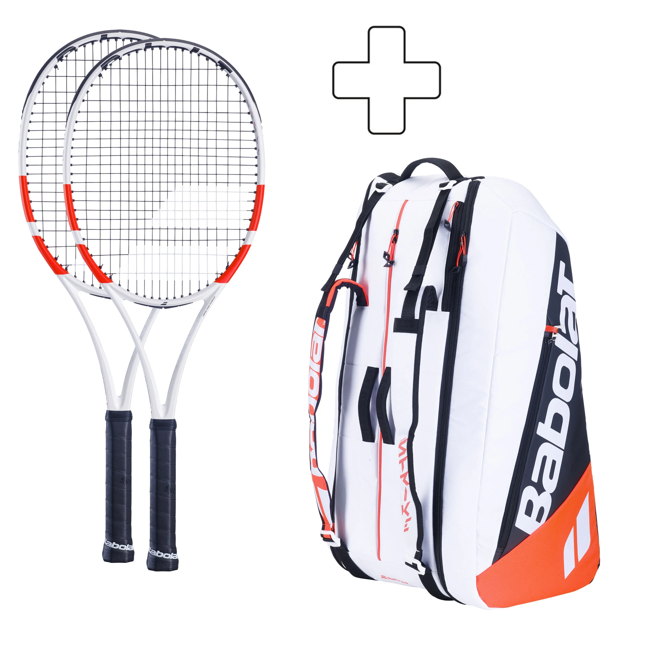 2x Pure Strike 18x20 Plus Schlägertasche