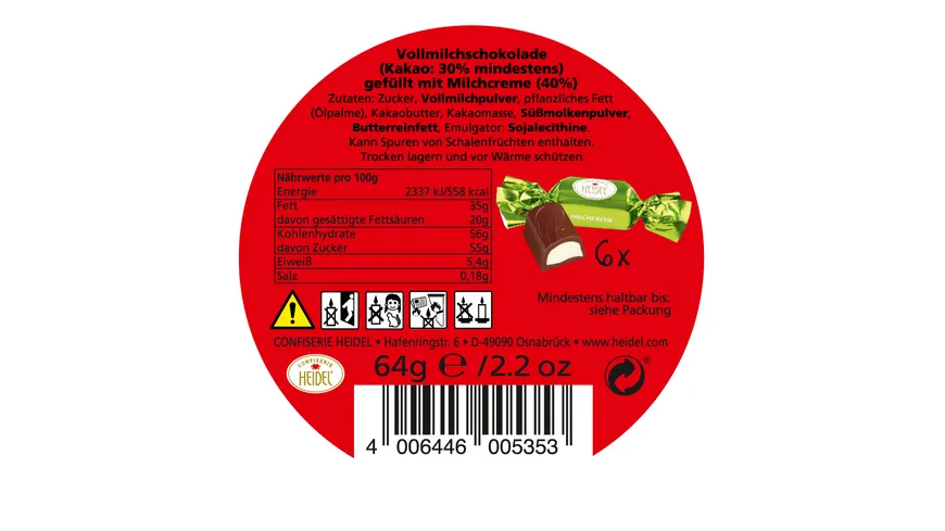 HEIDEL Geburtstagsversüßer 64 g