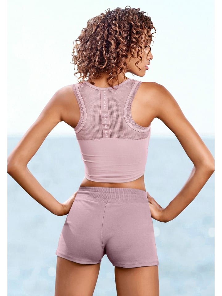 LASCANA ACTIVE Shorts in rosa günstig kaufen
