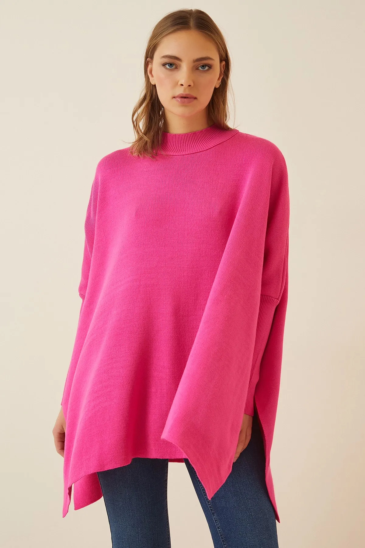 Happiness İstanbul  Pullover - Rosa - Oversized