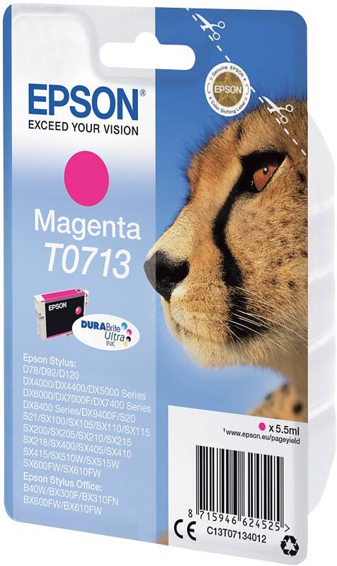 Epson T0713 Original Tintenpatrone C13T07134012 Magenta