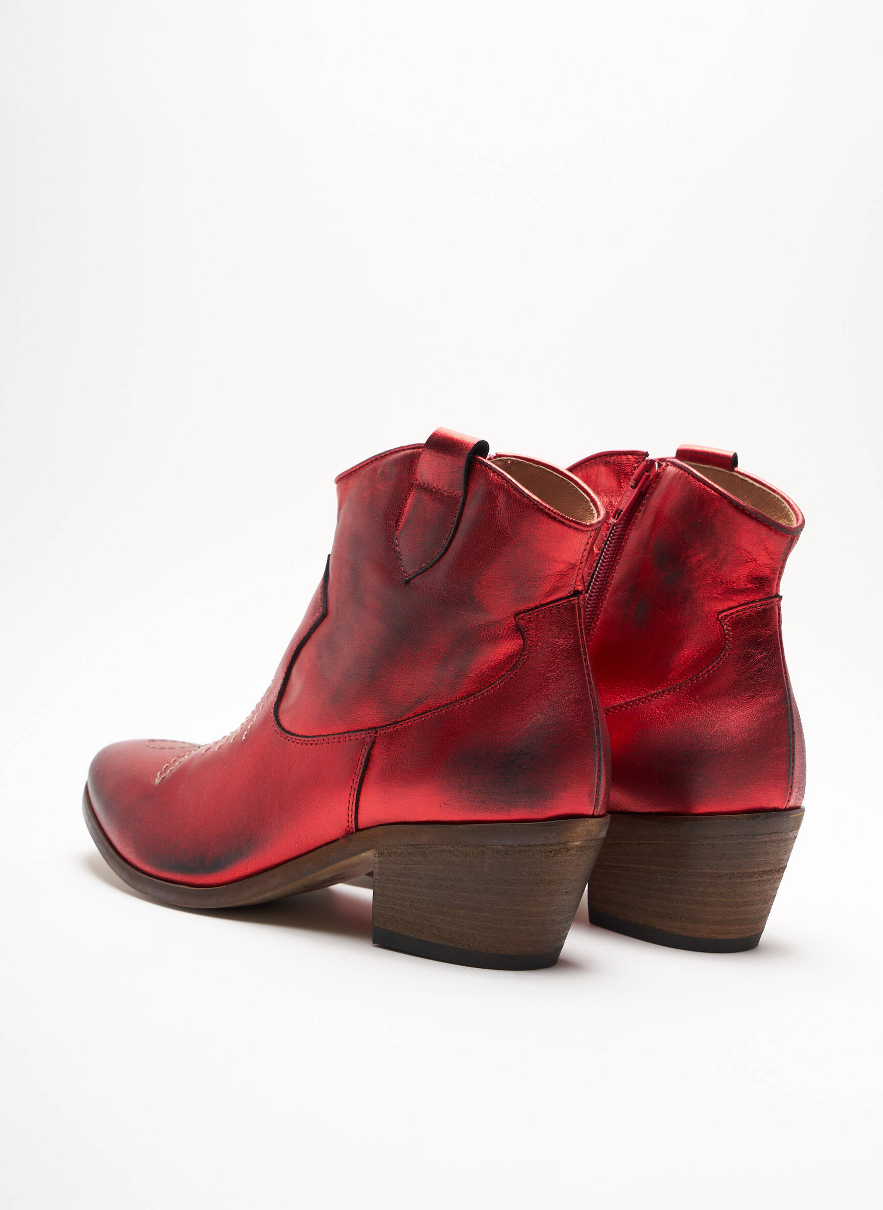Je T Aime Bottines Femme couleur rouge