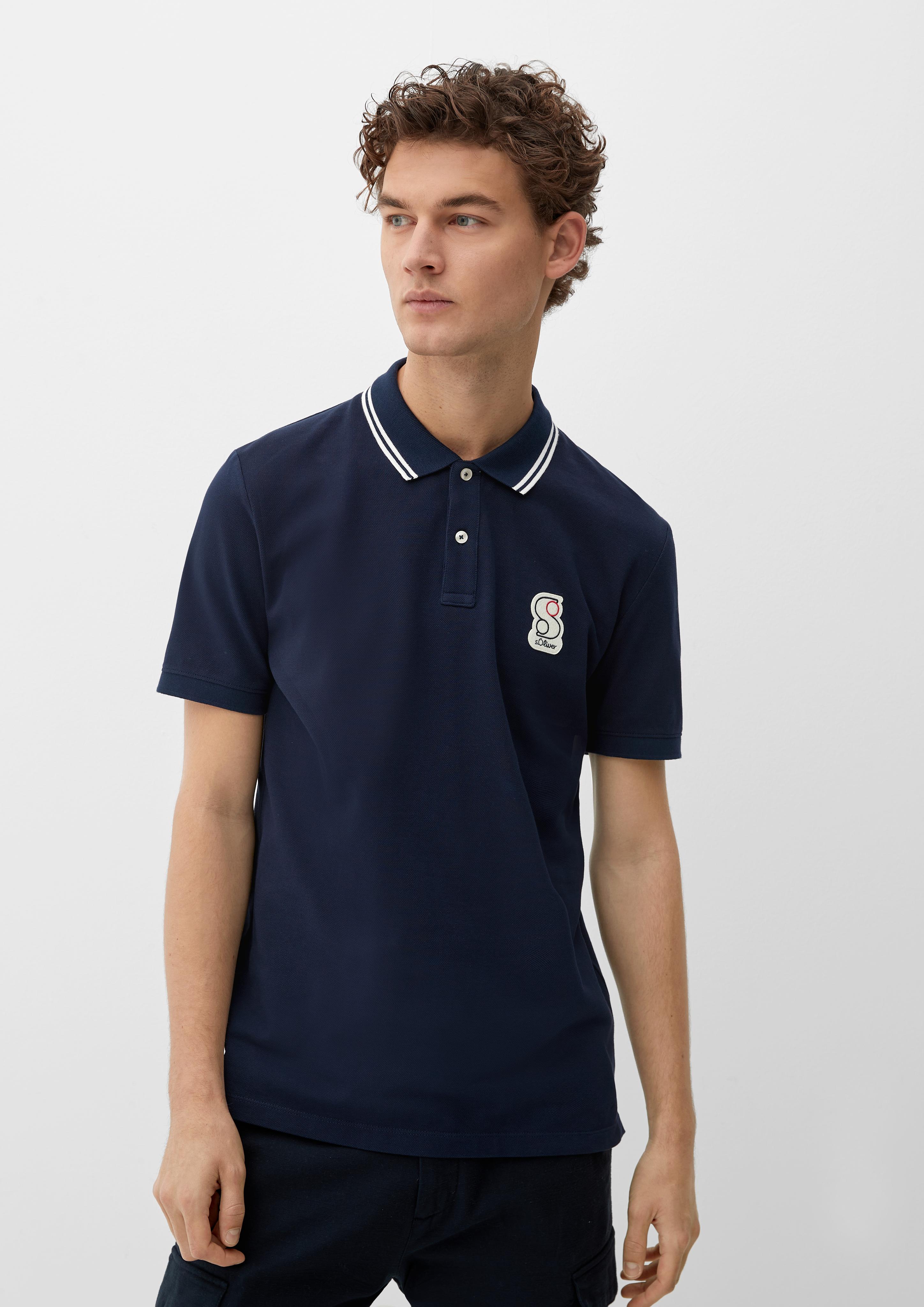 Poloshirt mit Labelpatch  2132729-5955