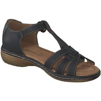 Puccetti Sandale in schwarz