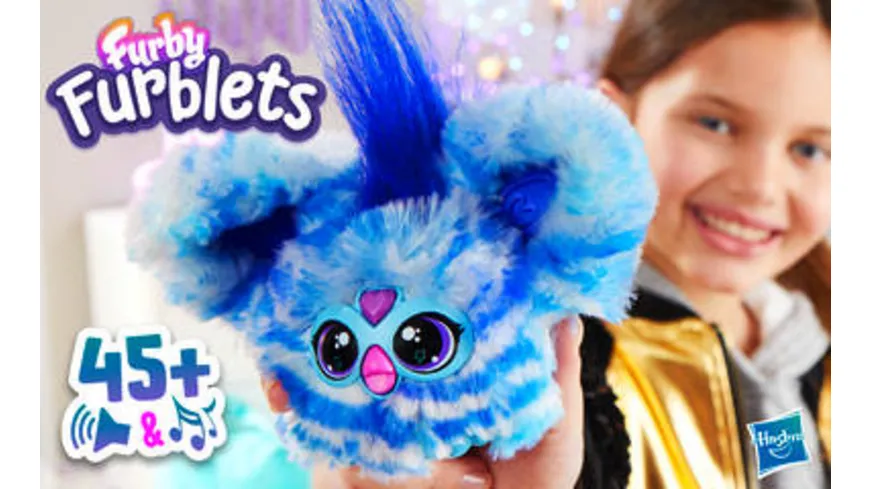 Hasbro - Furby Furblets Mini elektronisches Plüschspielzeug, 1 Stück, sortiert