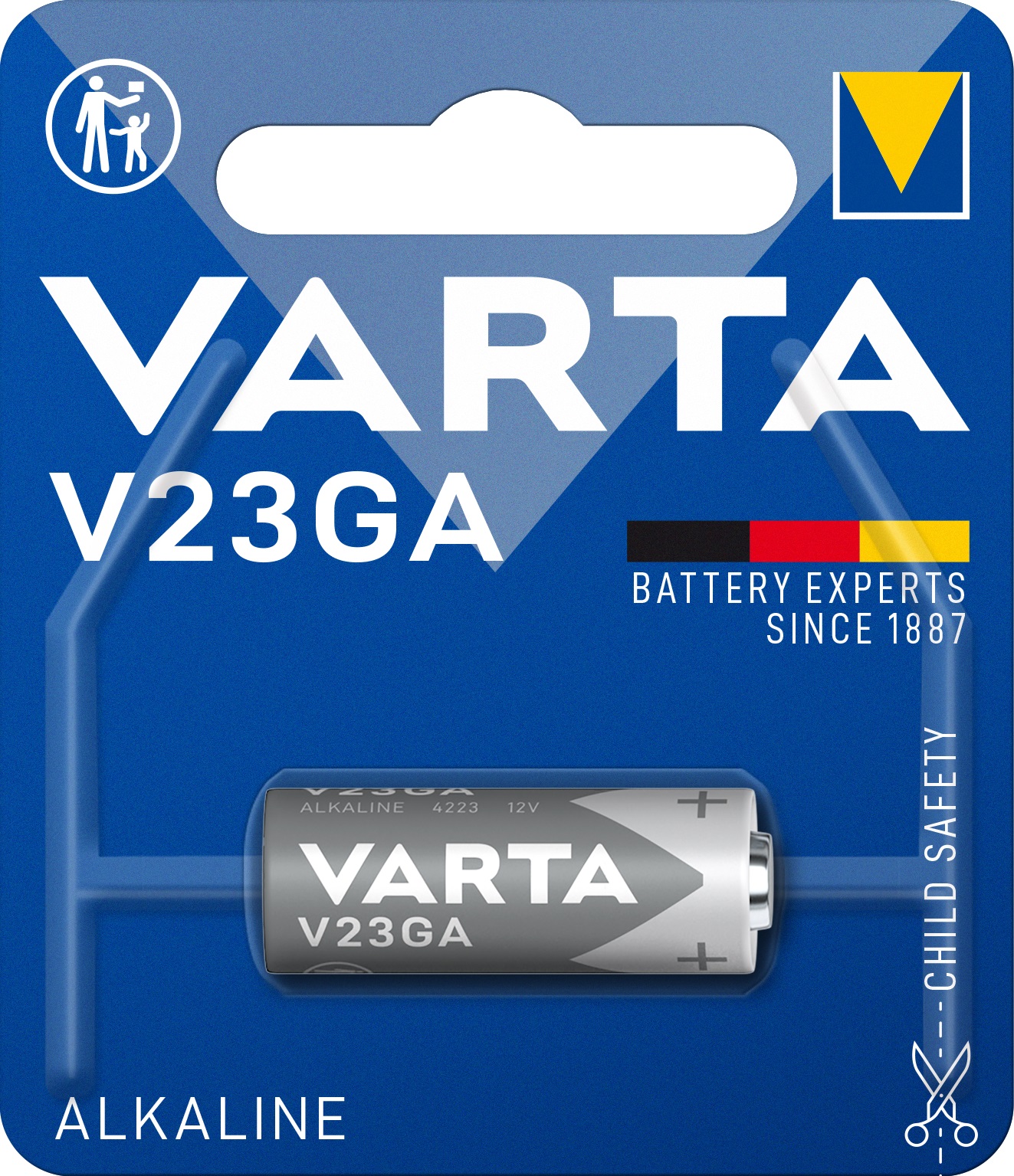 VARTA V23GA runde Alkalibatterie, 1 Stück - ATU