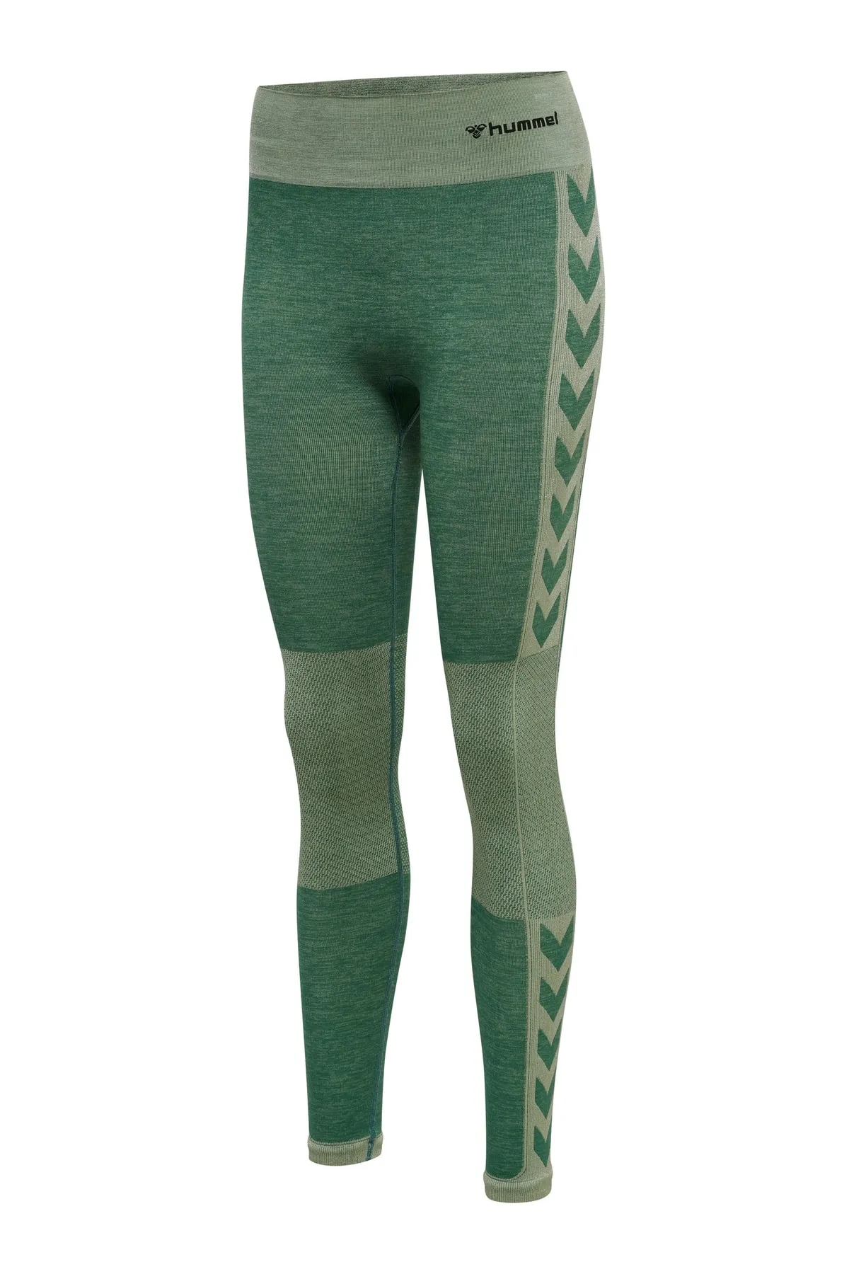 hummel  Sport-Leggings - Grün - Mittlerer Bund