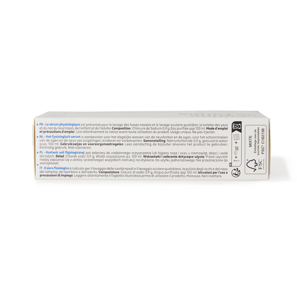 corine de farme Sérum physiologique x 30 Sérum physiologique