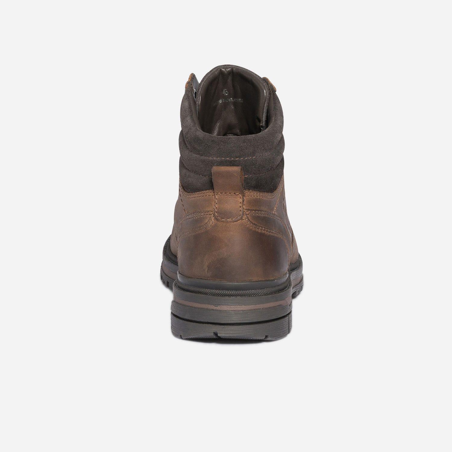 Boots à lacet marron en cuir