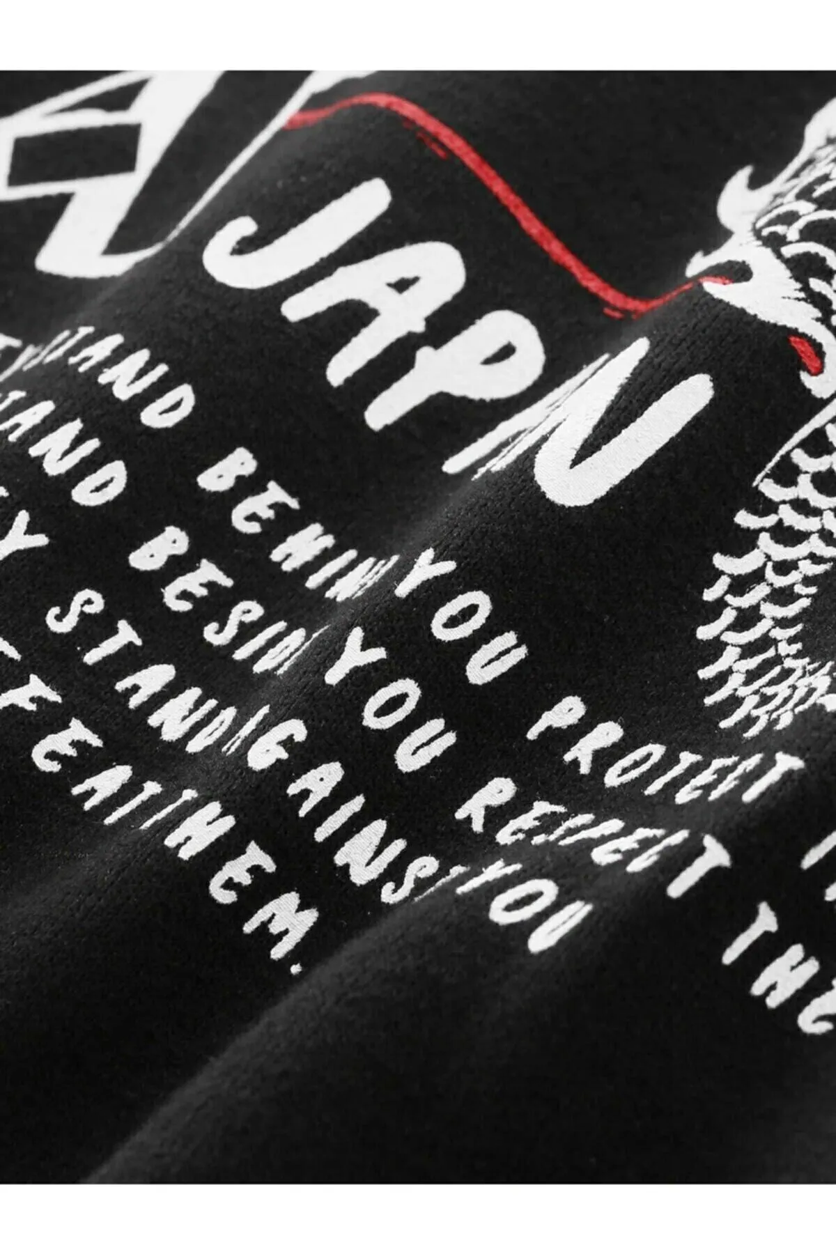 Know  Schwarzes Unisex-Kapuzen-Sweatshirt in Übergröße mit Aufdruck „Osaka“.