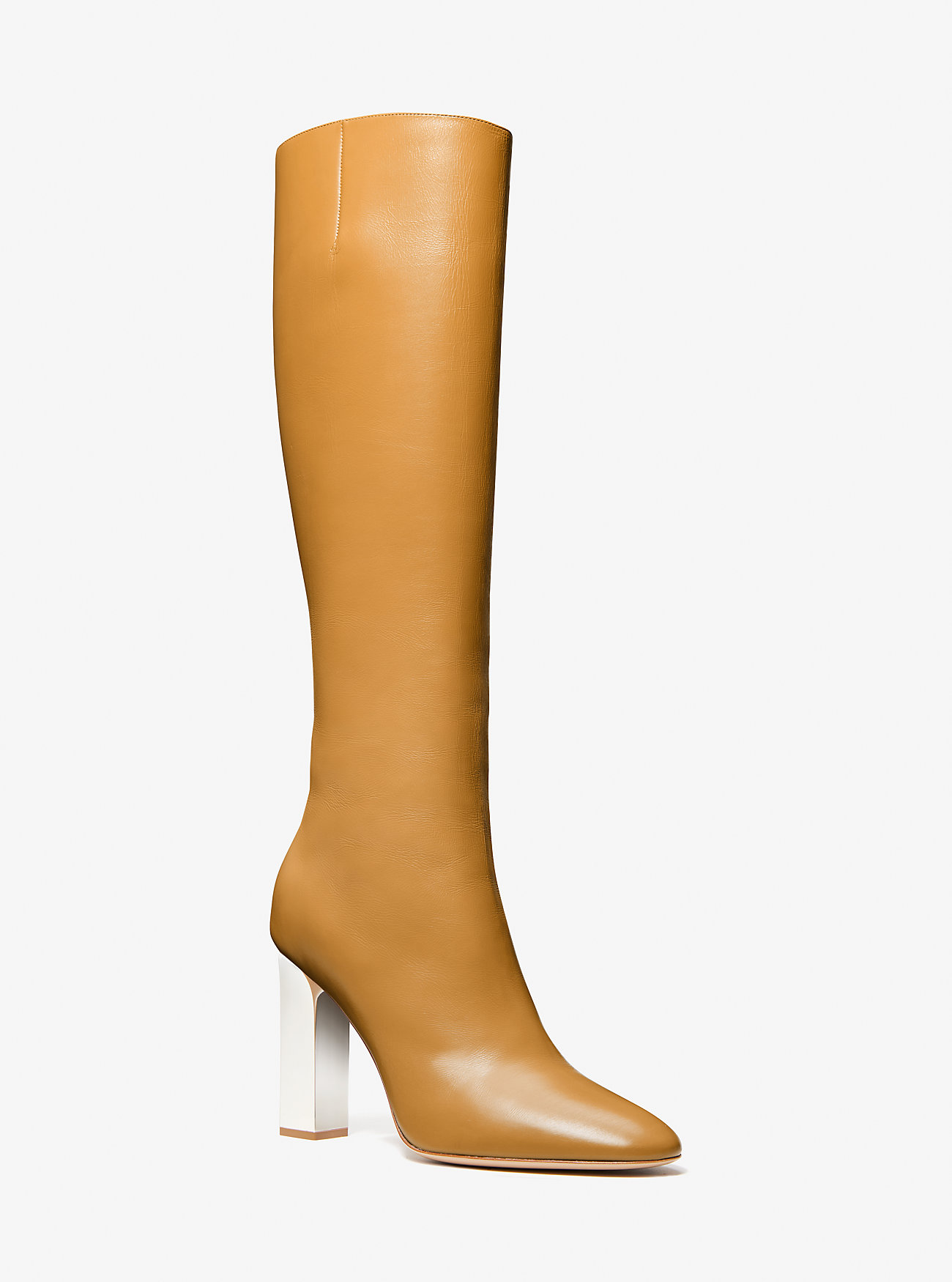 Carly Leather Boot - CAMEL