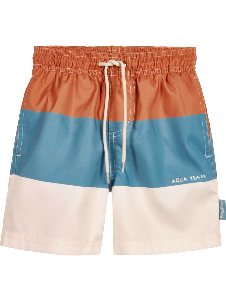 Playshoes Beach-Short Color Block in ocker günstig kaufen