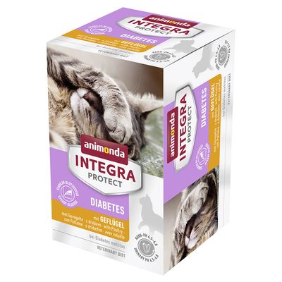 Sparpaket Animonda Integra Protect Adult Diabetes Schale 24 x 100 g