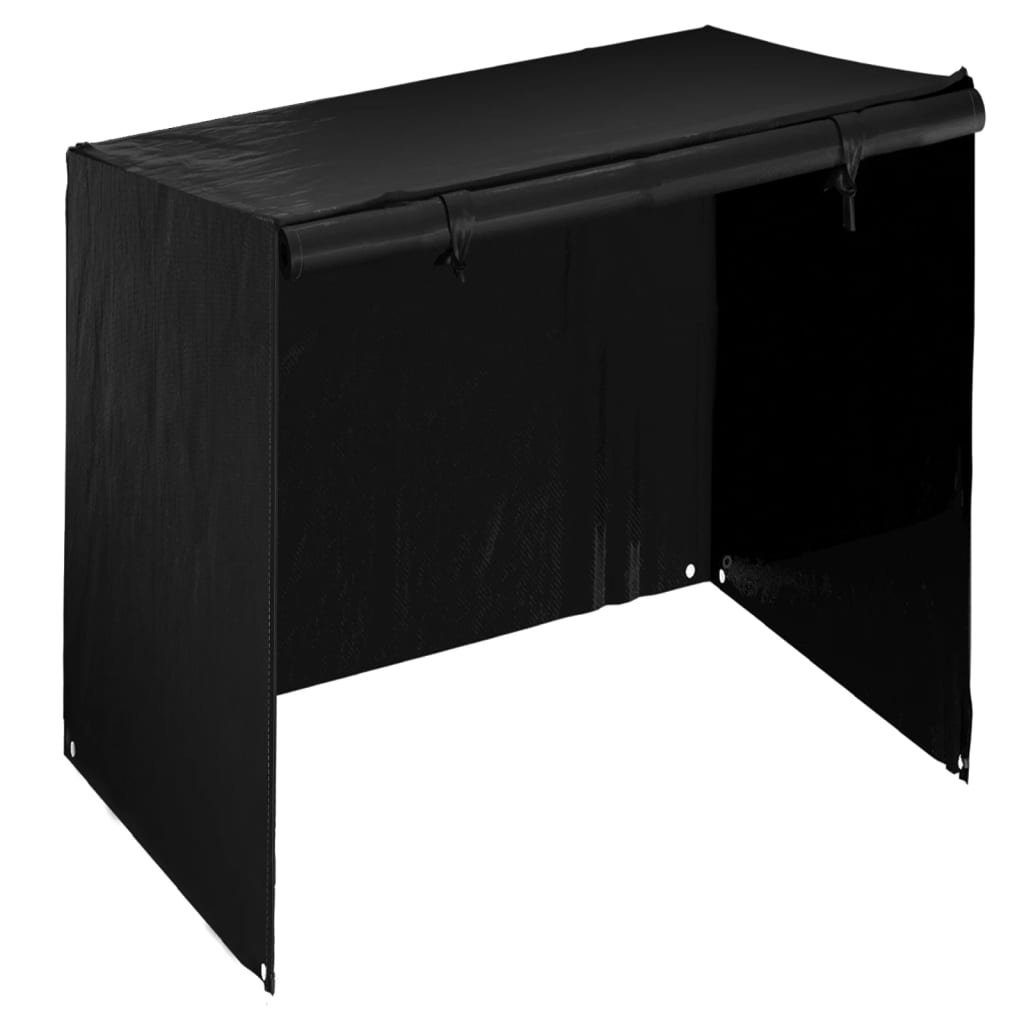 vidaXL Gartenmöbel-Schutzhülle Abdeckung für Schaukelbank 8 Ösen 125x90x135/165 cm Polyethylen (1-St)