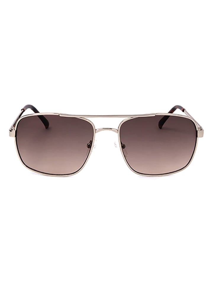 Guess Herren-Sonnenbrille in Gold/ Hellbraun günstig kaufen 58