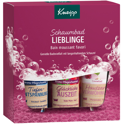 KNEIPP Geschenkset Schaumbad LIEBLINGE  3X100 ml  Bad