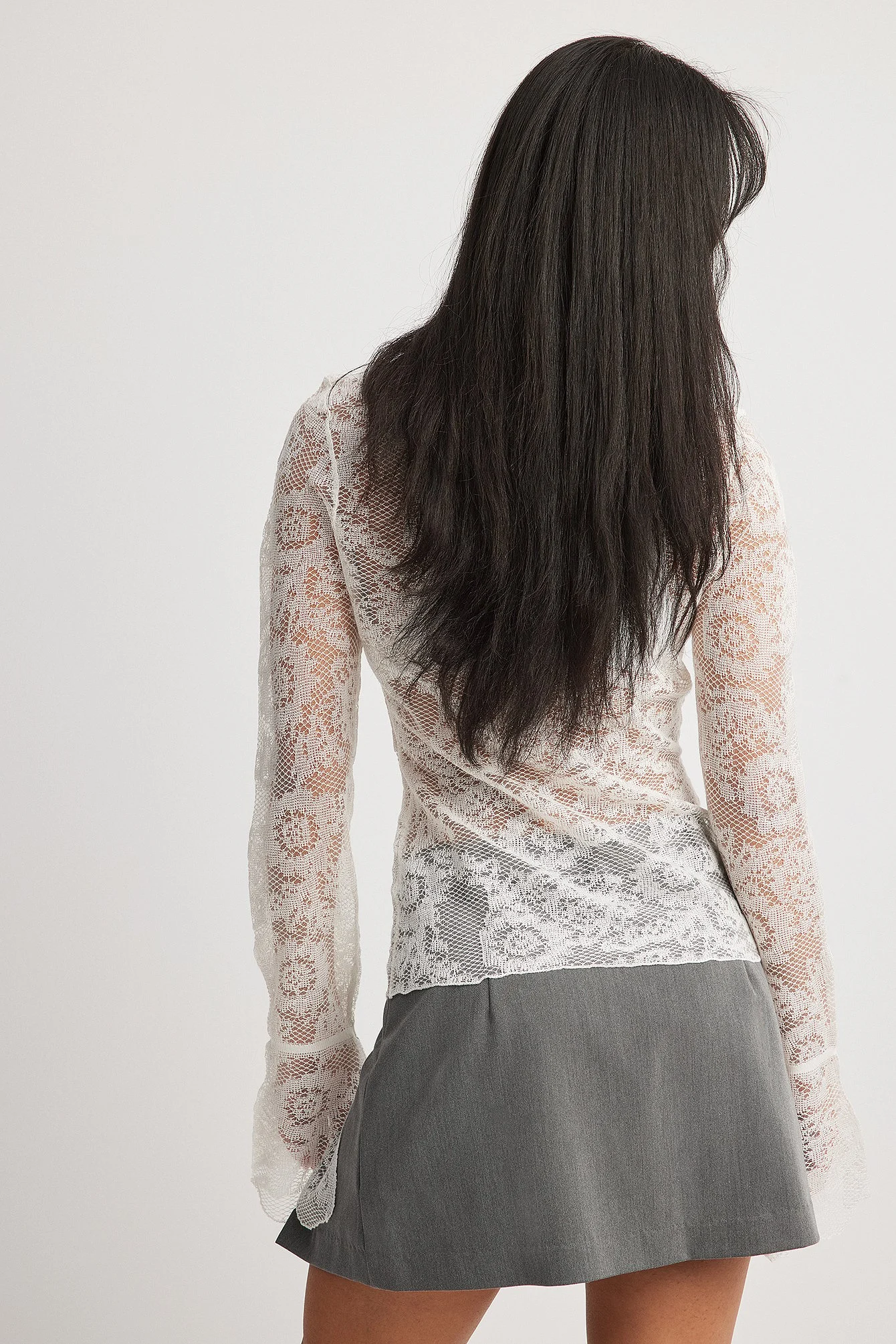 Fein gestricktes Top mit Rundhalsausschnitt