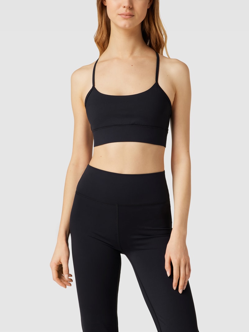 BH mit Label-Print in schwarz