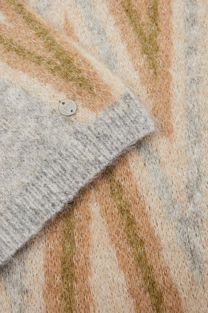 Schal aus Wolle-Mohair-Mix