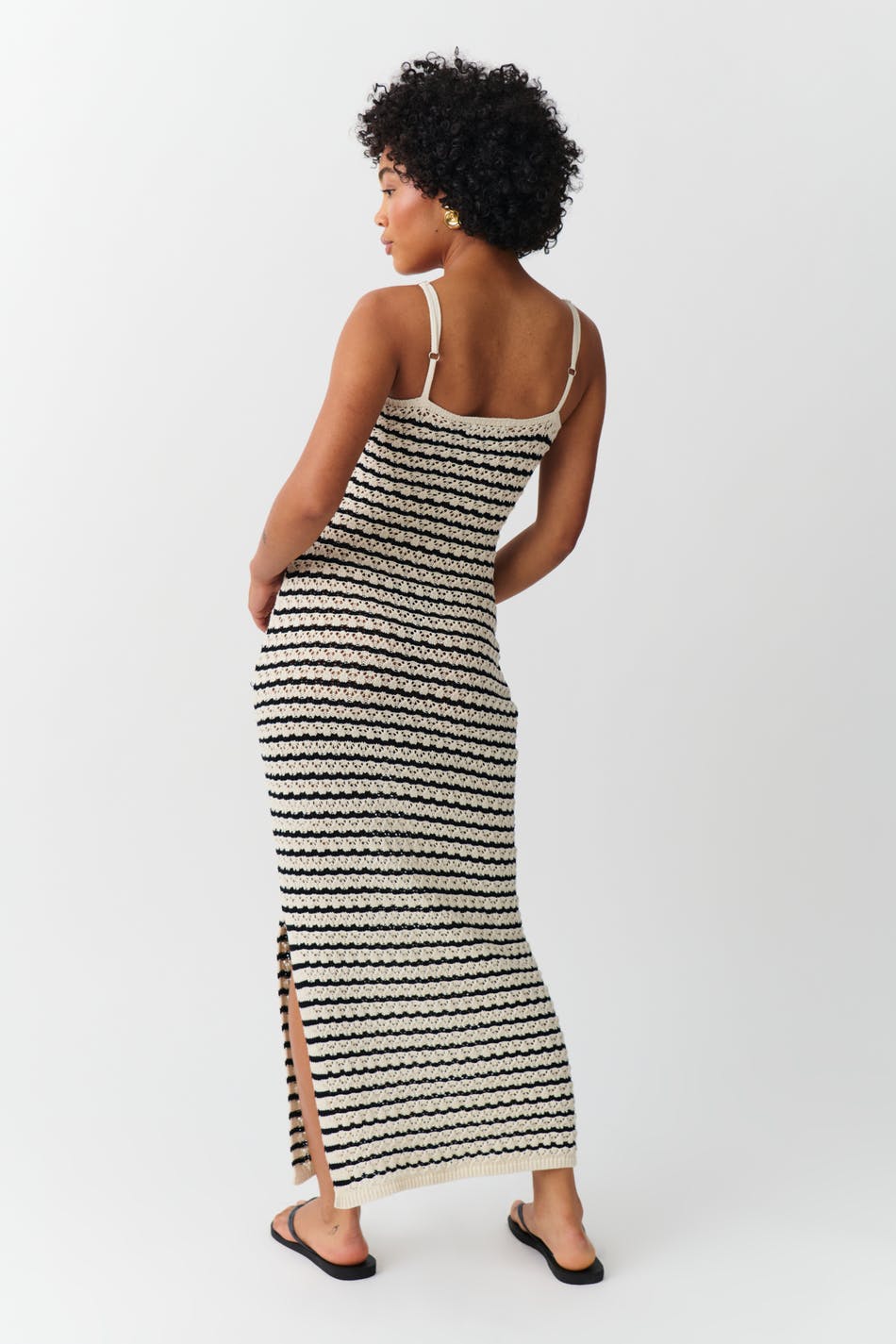Stripe knitted dress