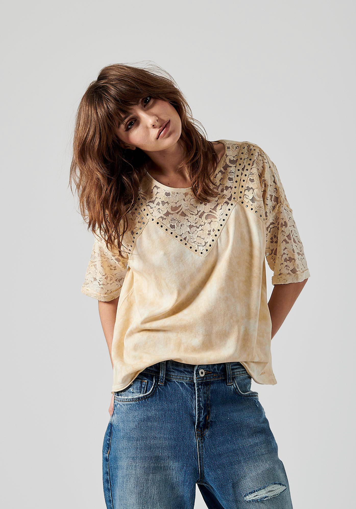 FADOL  T-shirt écru femme